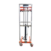 NIULI Hand Manual Pallet Operated Stacker Hydraulic 1.5m Lifting Pallet Stacker Forklift