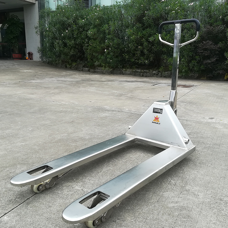 NIULI Hydraulic Hand Carry Pallet Truck Stainless Steel Pallet Truck