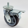 Heavy duty 45 wide brown TPR caster wheels