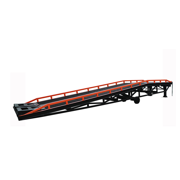 NIULI 10 Ton Hydraulic Mobile Container Loading Dock Lift Ramp for Forklift
