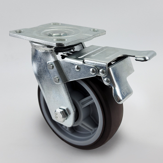 Lieljaudas 45 plati brūni TPR riteņu riteņi