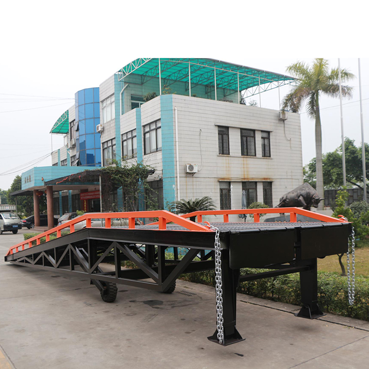 NIULI 10000kg 10t 10ton Movable Dock Leveler Dock Ramp Container Loading for Truck