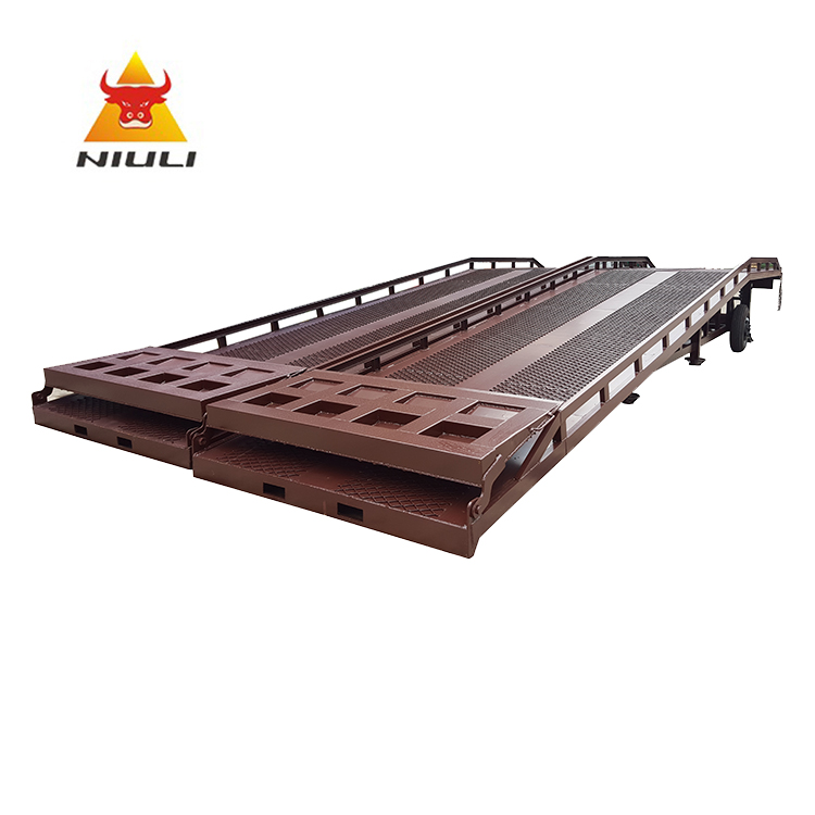 NIULI Ground Edge Forklift Truck Loading Container Hydraulic Dock Lift Ramp