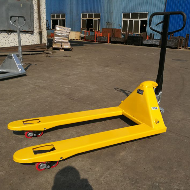 NIULI New Hydraulic Hand Forklift Truck Pallet 2500kg 2.5 Ton 3000kg 3.