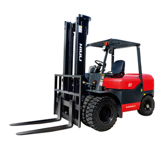 Forklift 5 Ton Menyetujui Sertifikasi CE dengan Mesin Mitsubishi S6S