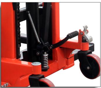 NIULI 1 Ton 1.5 Ton 2ton 1.6m 2m 3m Straddle Hydraulic Hand Lift Manual Hand Stacker Forklift with Adjustable Fork