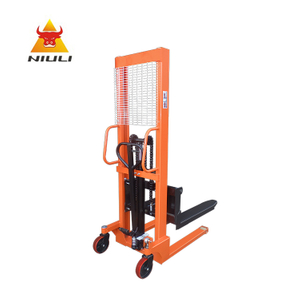 NIULI Manual Hand Stacker Pallet Forklift Use in Warehouse Stacker Hydraulic Manual Lift