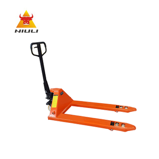 NIULI Forklift Penanganan Manual Troli Transpalet 5t Hand Pallet Jack Hidrolik Hand Jack Pallet Truck