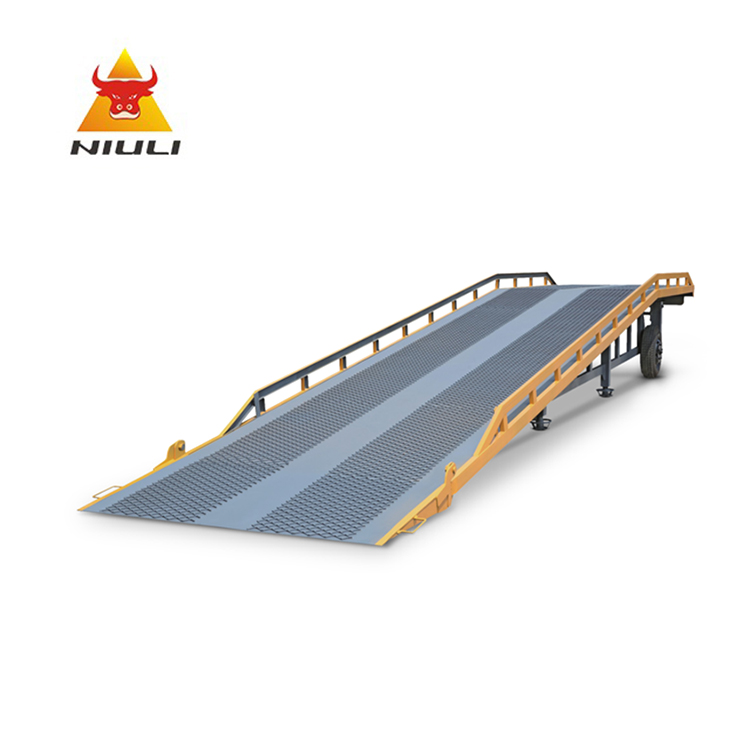 NIULI Yard Ramp Edge Forklift Truck Loading Container Hydraulic Dock Leveler for Warehousing Equipment