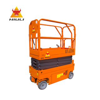 Lift electric profesional cu foarfecă autopropulsat de &icirc;naltă calitate NIULI, ascensor cu foarfecă, lift folosit &icirc;n fabrică, preț ieftin de v&acirc;nzare