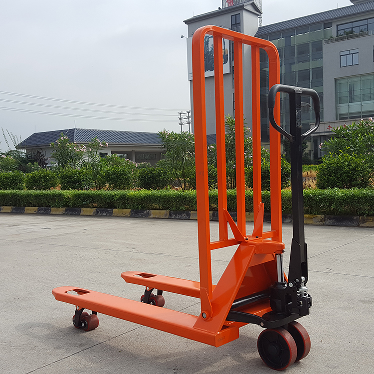 NIULI 3Ton Hand Lift Pallet Truck China Manufacturer 2500kg 2.5 Ton Hydraulic Manual Pallet Trolley Jack With Backrest