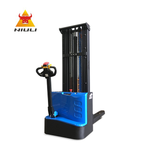 NIULI CE Certification Transpalette Electrique 1.6-3meter Lift Height 1.5 Ton Automatic Electric Stacker