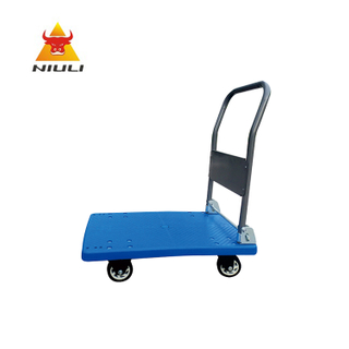 NIULI Hand Plattform Camion Plastik 300KG Handcart