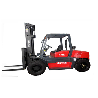 NIULI Powerful Engine Big Fork Lift 7 Ton Forklift with Fork Positioner And Side Shifter