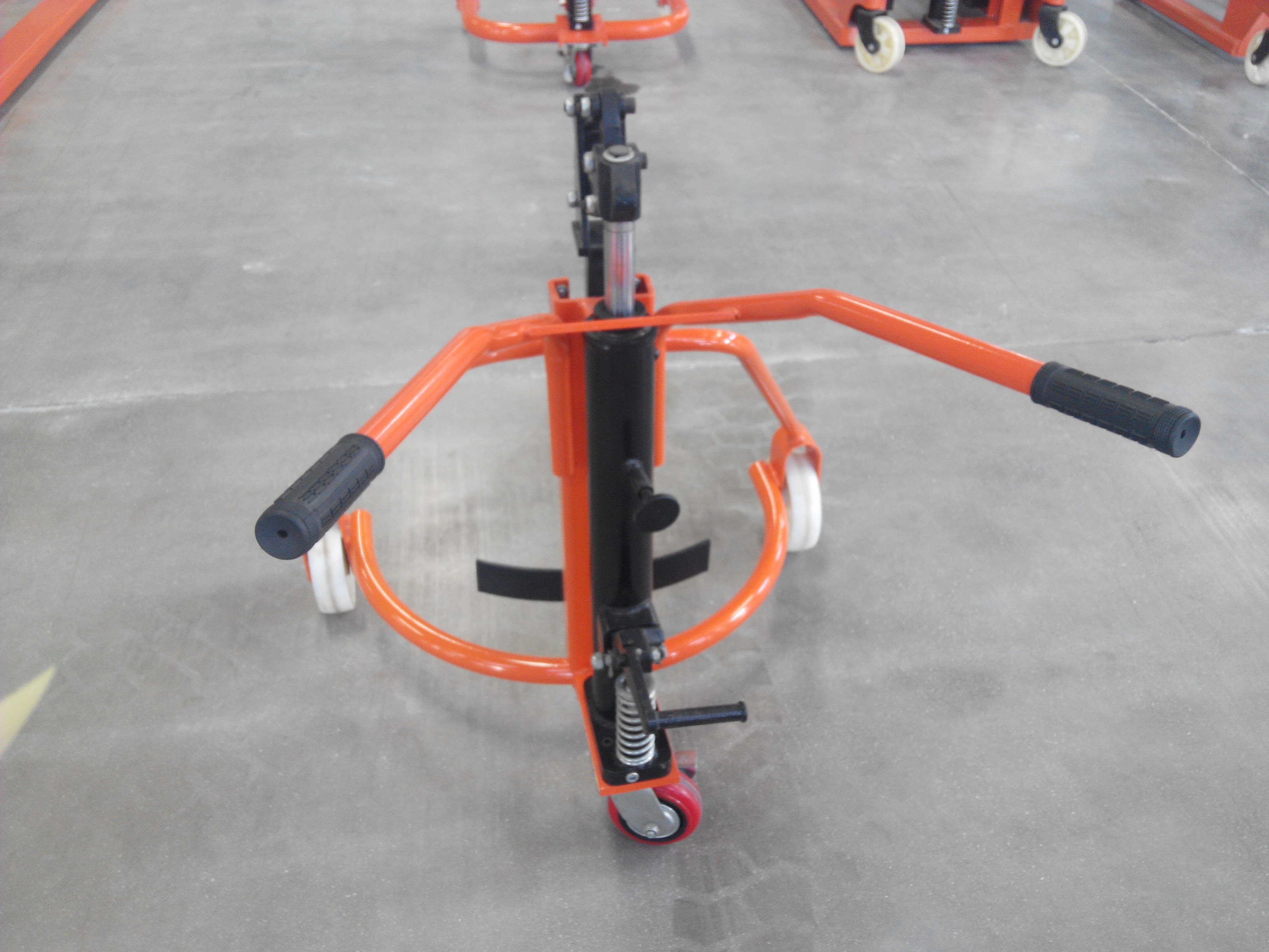 NIULI Manual Forklift Hydraulic Trolley Oil Drum Lifter Truck for Sales