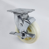 Heavy duty nylon caster with cover