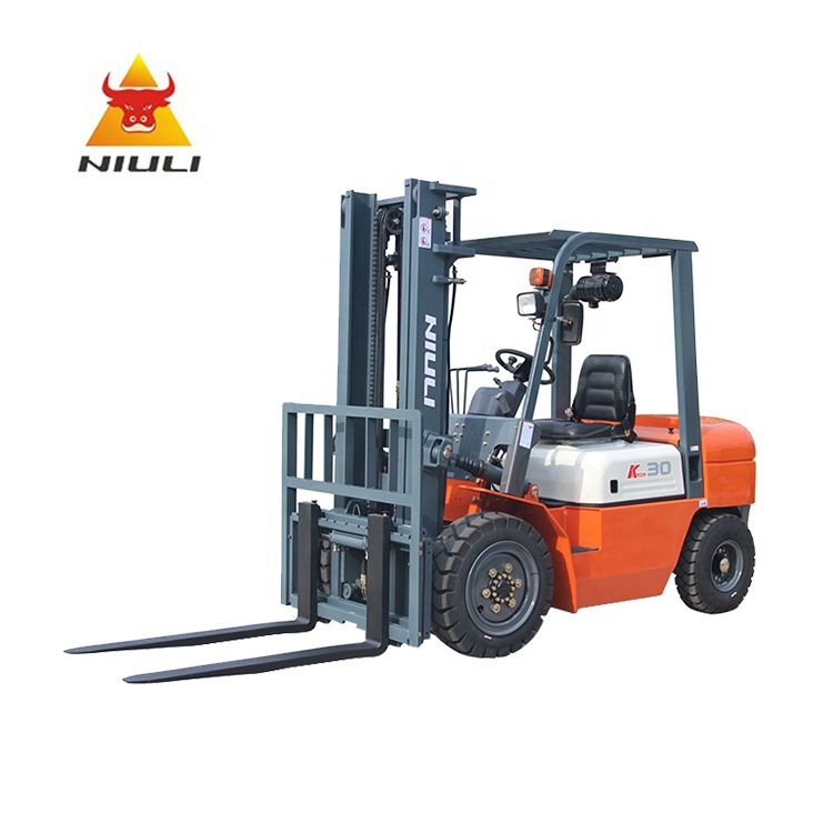 NIULI Transpallet Heavy Duty Truck FD35 3.5 Ton New Forklift Diesel Forklift Hydraulic Fork Lift in Hot Selling