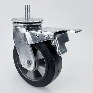 Lieljaudas gumijas ritenis ar alumīnija kodolu