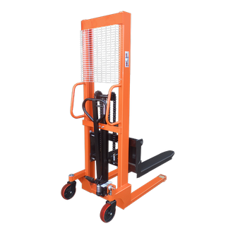 NIULI Hand Manual Pallet Operated Stacker Hydraulic 1.6m Lifting Pallet Stacker