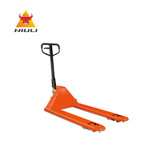 NIULI Lowprofile Pallet Jack Manual Trak Forks Pendek Handlift Pallet Truck