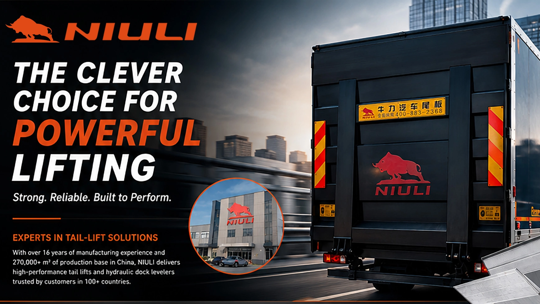 Niuli Hecklift | LKW-Ladebordw&auml;nde aus Stahl und Aluminium f&uuml;r Schwerlastanwendungen